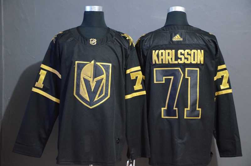 Vegas Golden Knights 71 William Karlsson Black With Special Glittery Logo Adidas Jersey,We sell and wholesale Vegas Golden Knights 71 William Karlsson Black With Special Glittery Logo Adidas Jersey on line form chian!